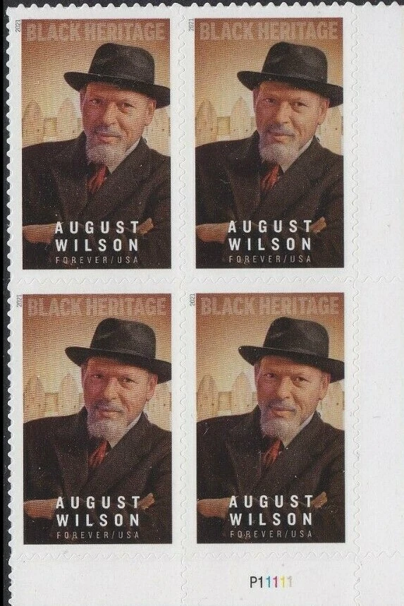 1 #5555 FOREVER AUGUST WILSON PB OF 4. BIN $4.95. - Image 1 of 1