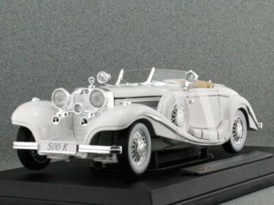 MB Mercedes Benz 500k Special Roadster - 1936 - white - Maisto 1:18 - Bild 1 von 2