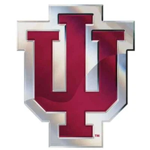 Indiana Hoosiers Chrome Auto Emblem - Picture 1 of 1