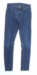 ASOS Mens Blue Cotton blend Skinny Jeans Size W28 in L32 - Picture 1 of 10