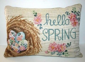 Natco Throw Pillow Spring Decorative 18 inches by 13 inches - Picture 1 of 3