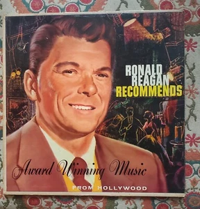 🔥Very RARE Ronald Reagan Recommends Award Winning Music from Hollywood Vinyl🔥 - Picture 1 of 4