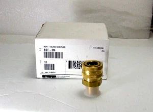 Parker BST-3 Non-Valved Coupler 3/8" Hydraulic Quick Connect, 05 Pcs - Picture 1 of 1