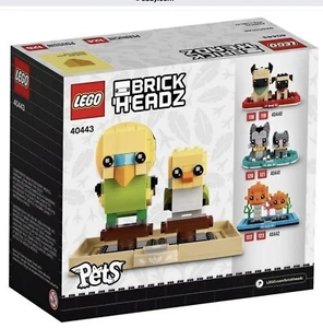 LEGO BRICKHEADZ: Budgie(parakeet) (40443)NEW/SEALED/Retired! Free/Gratis ship! - Picture 1 of 3