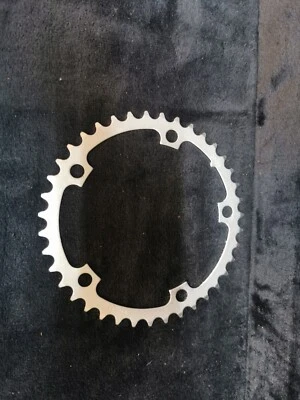 Plato aluminio 39 dientes 130 mm plata 39-53 Foto 1 de 4