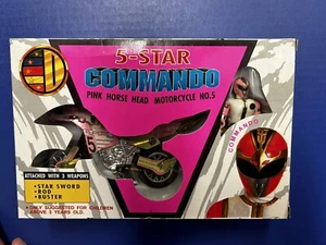 1990s Vintage Pink Power Rangers Dairanger KO 5- Star Commando No.5 Pink Horse. - Picture 1 of 4