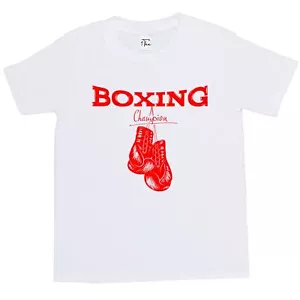 1 T-Shirt Kinder Jungen Boxchampion mit Vintage Boxhandschuhen - Bild 1 von 25