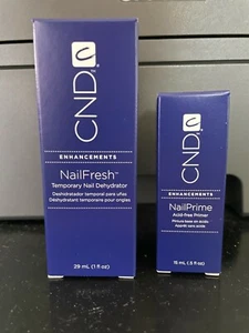 CND Creative Nail Fresh NailFresh 1oz/30ml + Acid Free Primer .5oz/15ml ~ 2ct ~ - Picture 1 of 1
