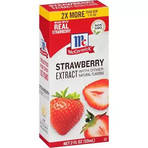 McCormick Strawberry Extract with Other Natural Flavors, 2 fl oz - Picture 1 of 5