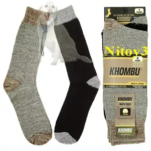 Khombu Honeycomb K-Guard® Technologie Crew-Socken Baumwollmischung Herren 2/Pack Large - Bild 1 von 1