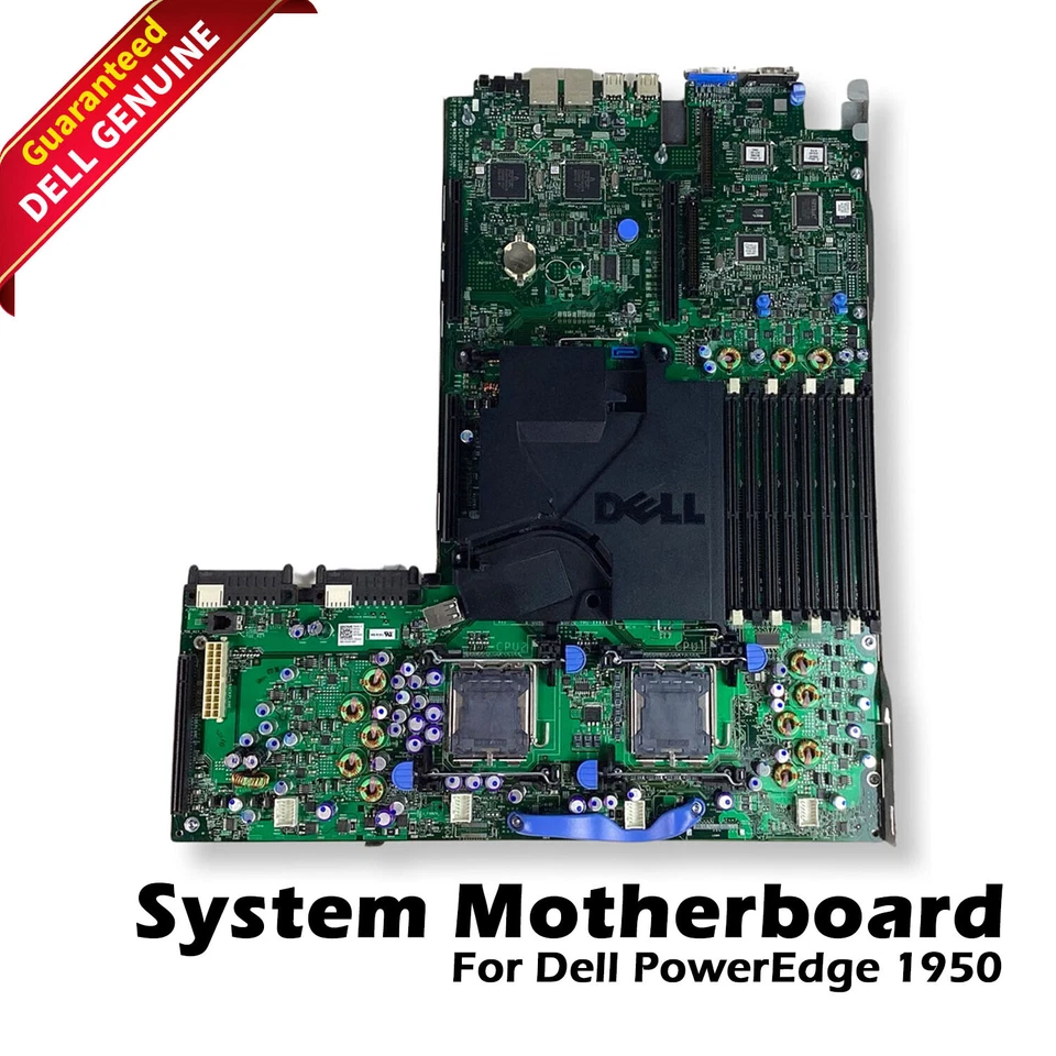 Dell PowerEdge 1950 Intel 5000X GenIII Dual LGA771 CPU System Motherboard M788G - Image 1 of 4
