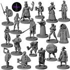 18 figurines monstres miniatures héros citadins du MDN - personnages joueurs et n...