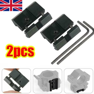 11mm To 20mm Tactical Picatinny Weaver Scope Dovetail Rail Adapters Mount Base M - Picture 1 of 9