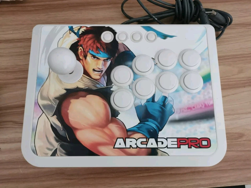 Arcade Stick Pro Street Fighter Ryu Programmable Xbox 360 PlayStation 3 PS3 PC - Image 1 of 1