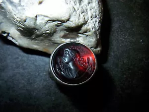 Gem Goddess Flora Flower - Ring - Silver - 935 Pasta Cameo - 1870-90 Brothers - Casper - Picture 1 of 8