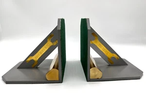 Seltene schwere schwere Buchstützen der USAF 68. Bombenflügel Luftwaffe beschriftet Col Baden - Bild 1 von 18