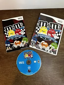 M&M's Kart Racing (Nintendo Wii, 2007) Complete W/ Manual Fast FREE SHIPPING - Picture 1 of 3