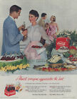 Almost everyone appreciates the best Coca-Cola ad 1955 dinner party cooler COL