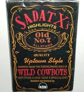 SADAT X SEALED 96 WILD COWBOYS PROMO RAP TAPE CASSETTE BRAND NUBIAN LOUD lp 12" - Picture 1 of 14