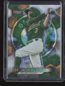 2023 Bowman's Best #TP-9 Jacob Wilson Refractor - Picture 1 of 2