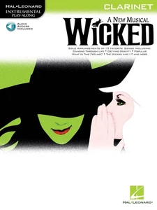 Wicked Musical for Clarinet Solo Sheet Music Play-Along Song Book Online Audio - Picture 1 of 1