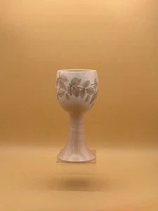 Cáliz Mago de Arcilla Impresionado con Hojas Cerámica Bristoleaf Cerámica DE COLECCIÓN - Imagen 1 de 11