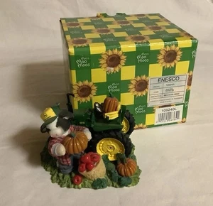 Mary's Moo Moos - " If Friends Were Pumpkins, I'd Pick Moo " John Deere Figur - Bild 1 von 4