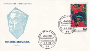 Bundesrepublik FDC 823 German Expressionists - Picture 1 of 1
