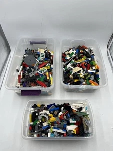 LEGO 3 lbs Pounds Random Building Parts Pieces Plates Bricks Washed Bulk Lot - Picture 1 of 1