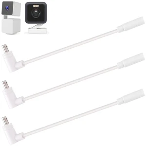 Uogw Confezione da 3 Cavo Prolunga Micro-USB a 90° Compatibile con Wyze Cam Pan v3... - Foto 1 di 7