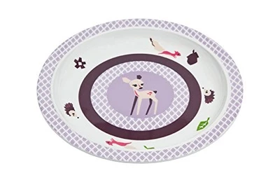 Plato para niños Lassig LDISHPS1152 con cervatillo pequeño de silicona Foto 1 de 3