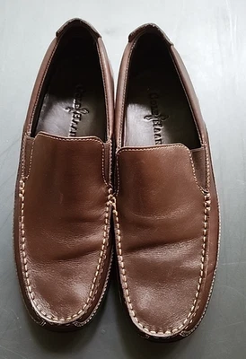 Mocasín sin cordones veneciano Cole Haan Tucker de cuero marrón de 9,5 m Foto 1 de 4