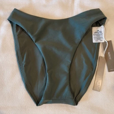 NWT J Crew Classic Sculpt™ Bikini Bottom In Simply Sage Size XS NEW - Image 1 of 3