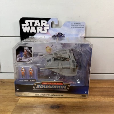 Star Wars Micro Galaxy Squadron Luke Skywalker's Snowspeeder Serie 2 #0038 NUEVO Foto 1 de 4