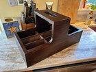 Wooden Rug Hooking Cutting Stand Caddy