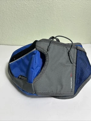 Outdoor Products Interval 8.0 Single Water Bottle Adjustable Waist Pack Blue - Image 1 of 4