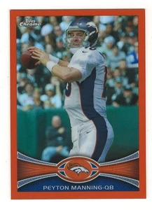 PEYTON MANNING 2012 TOPPS CHROME ORANGE REFRACTOR #161 NRMT-MT OR BETTER - Picture 1 of 2