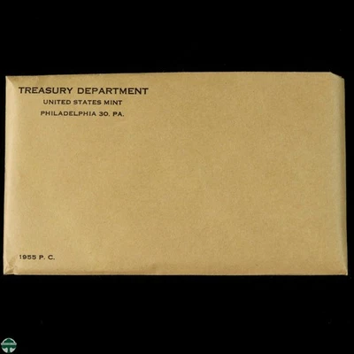 SEALED - 1955 Flat Pack Silver Proof Set -Nice and crisp - Image 1 of 4