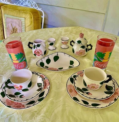 Juego de desayuno Villeroy & Boch Wild Rose 12 piezas. Hecho en Alemania.Vintage  Foto 1 de 4
