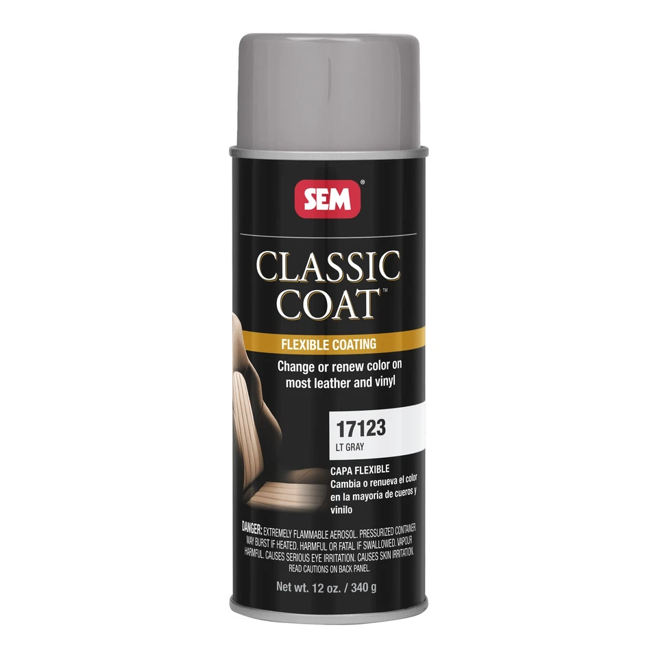 SEM 17123 Classic Coat Light Gray for Interior Vinyl & Leather 12 oz - Image 1 of 1
