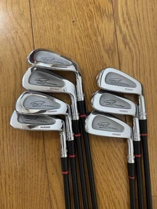 Rare Cobra Iron Set 7 Clubs Greg Norman Signature Muscle Back Golf Clubs - Picture 1 of 12