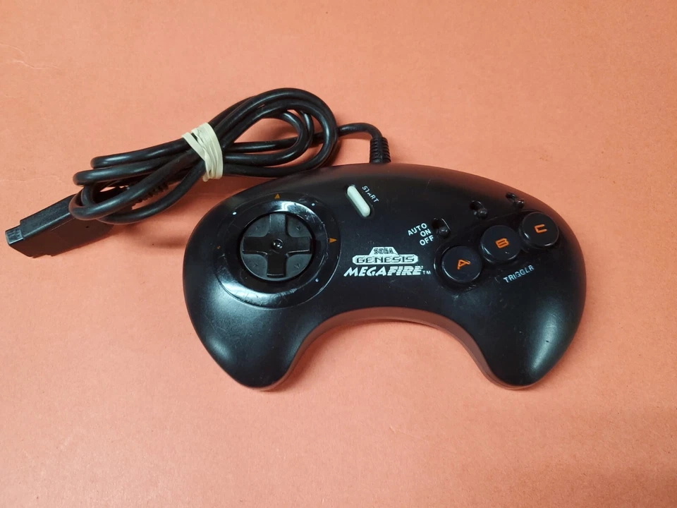 Controlador Sega Genesis Mega Fire Modelo 1657 CPLT RESTAURADO Y PROBADO  Foto 1 de 3