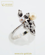 mit Perle | kaufen online Echtschmuck-Ringe eBay Brillantschliff Diamant