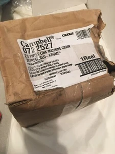 Campbell Chain Machine Limk 2/0 Trade Size Zinc 70' / Reel - Picture 1 of 7