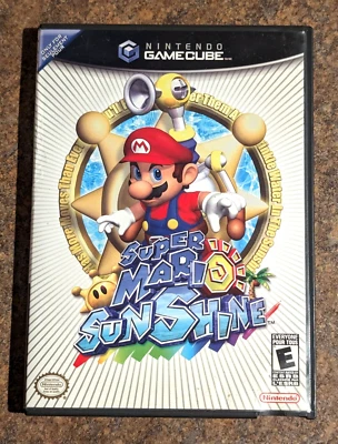 Super Mario Sunshine (Nintendo GameCube, 2002) Tested Black Label CIB manual - Image 1 of 4