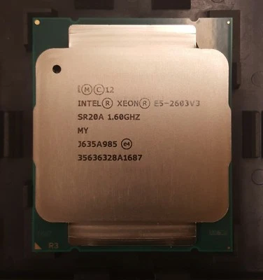 CM8064401844200S R20A Intel Xeon E5-2603 v3 6 Core 1.60GHz 6.40 Brand New! Foto 1 de 2