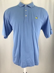 Masters Collection Short Sleeve Blue Golf Polo Shirt Men’s Size Large XL - Picture 1 of 9