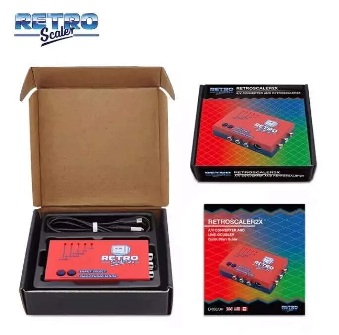 RetroScaler2x AV a HDMI-compatible Convertidor Line-Doubler Consola de Juegos Retro Foto 1 de 4
