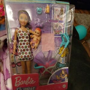 Barbie Skipper Babysitters Inc. Playset with Brunette Skipper Babysitter Doll