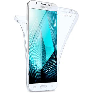 Etui na Samsung Galaxy J7 2016 Silikonowe etui 360 stopni Ochrona Dookoła Przezroczyste - Zdjęcie 1 z 9